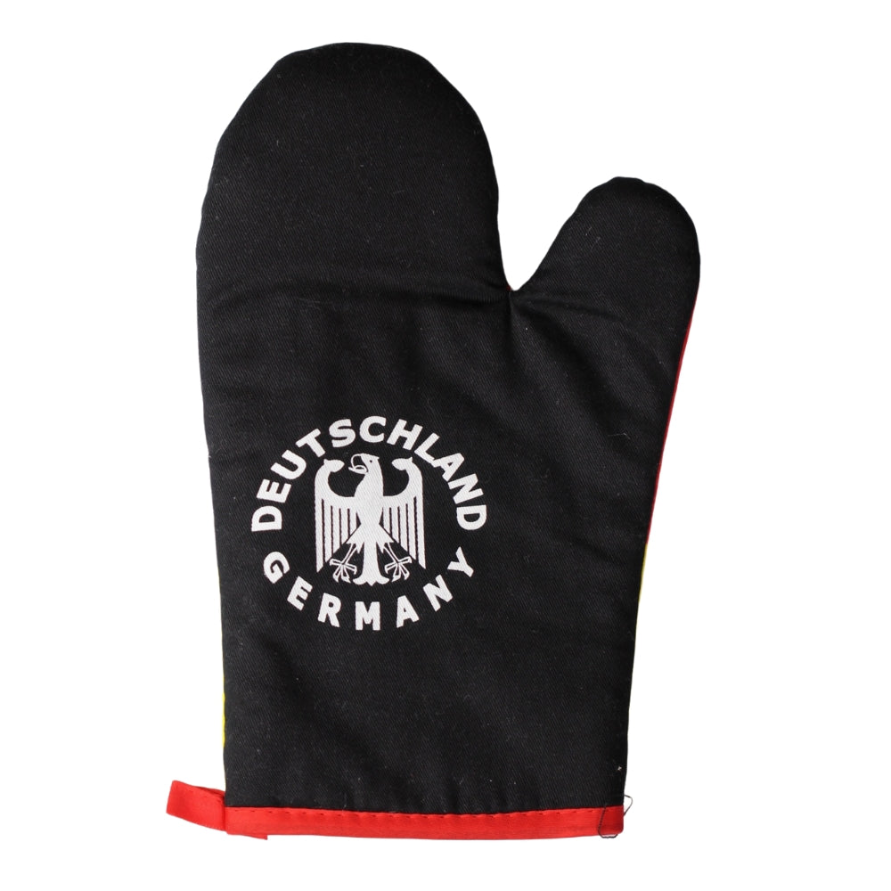Grillhandschuh in Schwarz-Rot-Gold – BBQ Fanartikel Deutschland Souvenir