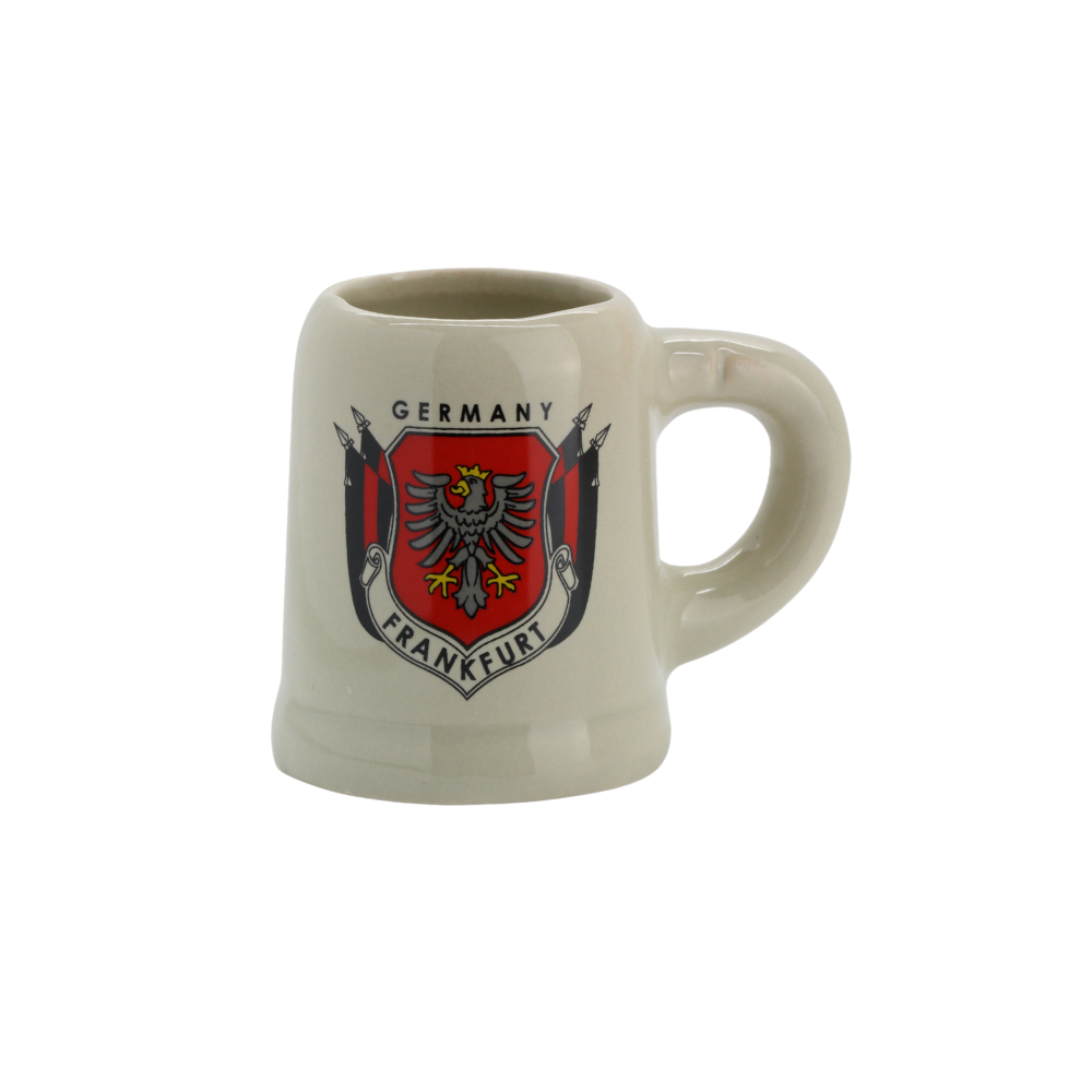 Keramikseidel 2cl Frankfurt Wappen