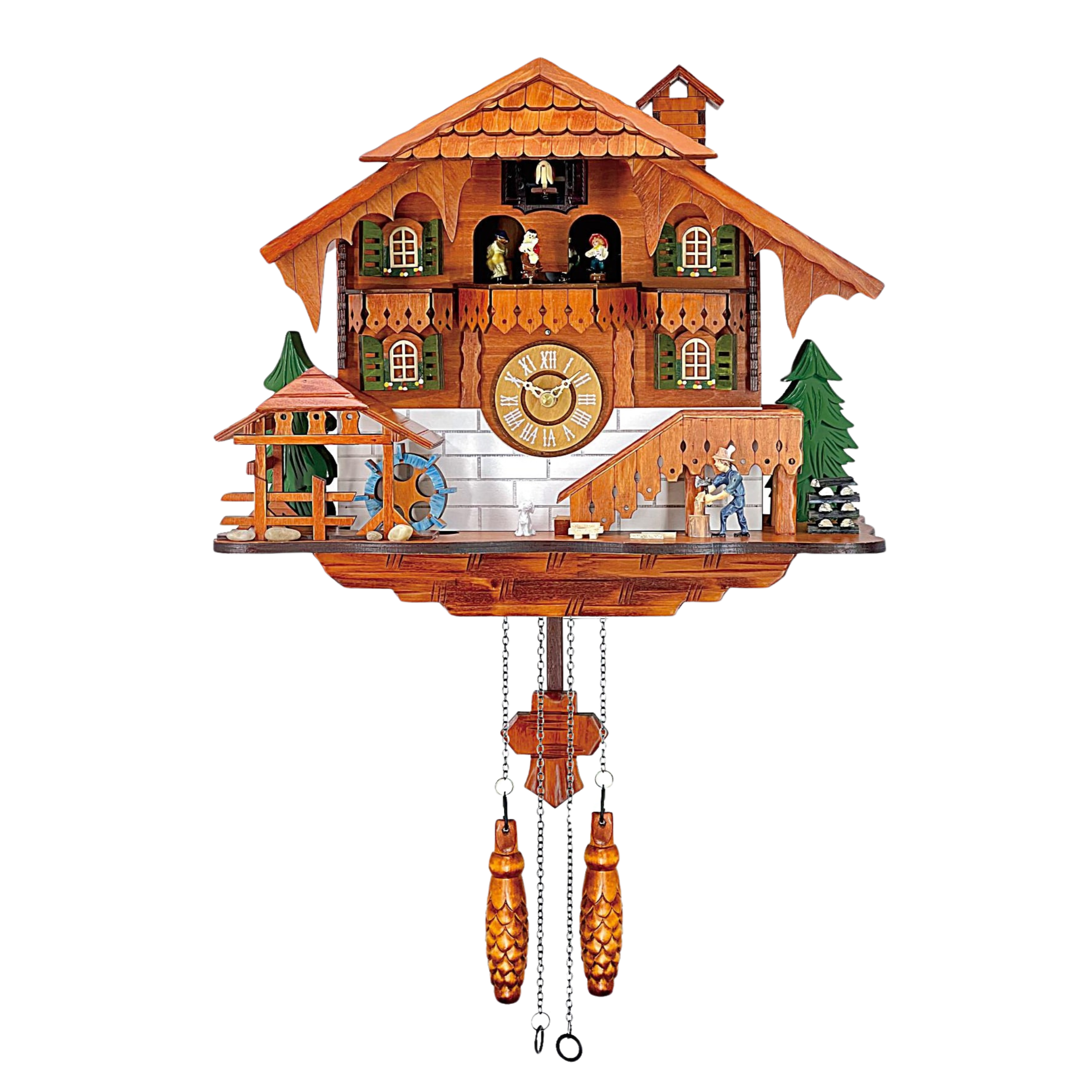 Kuckucksuhr Holzfäller