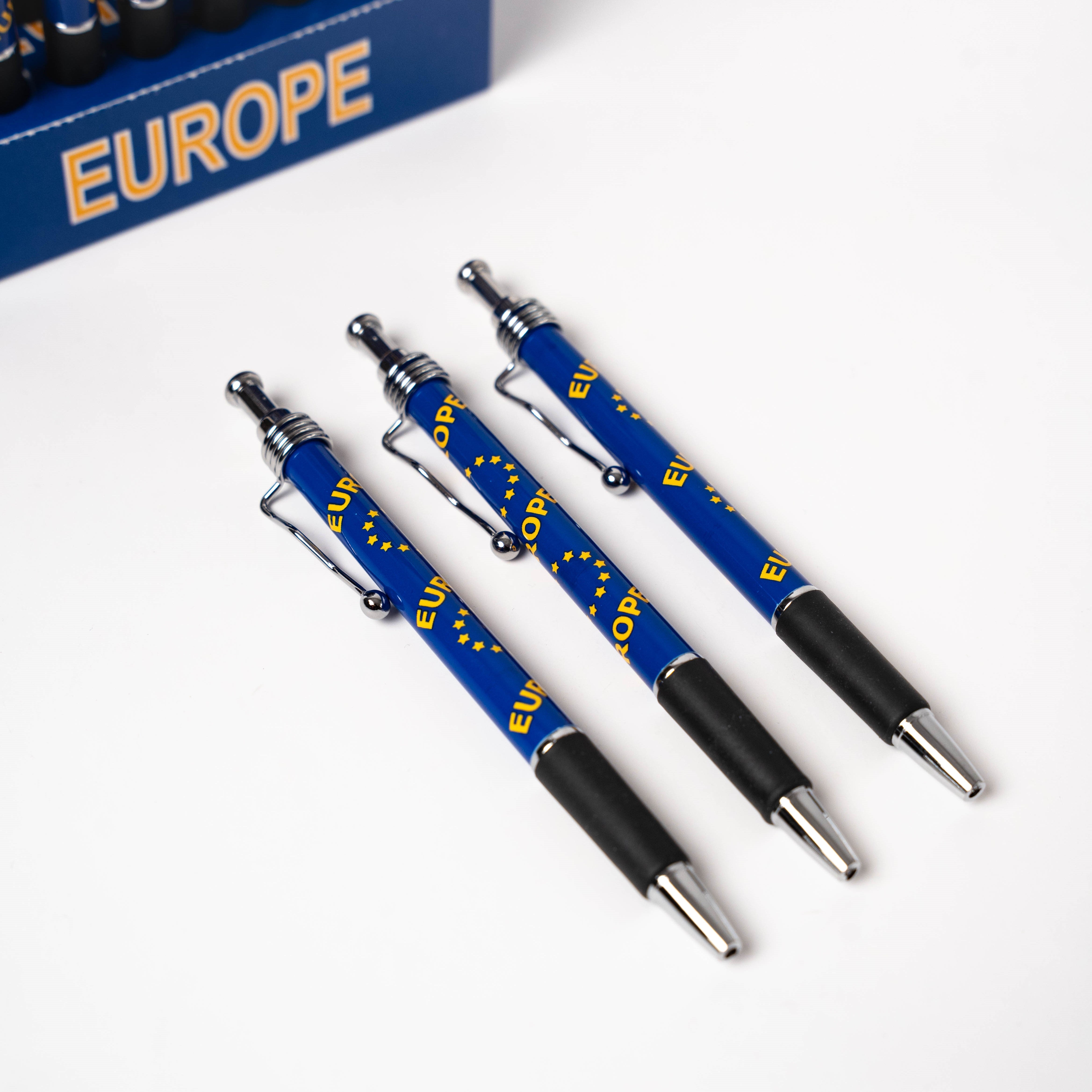 Kugeslchreiber mit Europe-Motiv in blau - Europa Souvenir