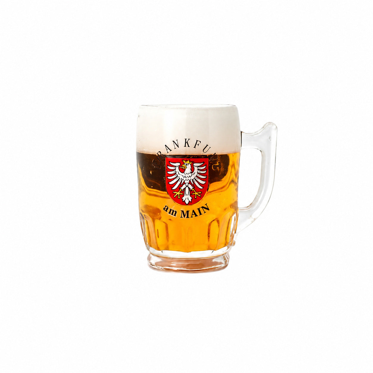 Bierglas-Magnet mit Frankfurt-Motiv – Deutschland Souvenir