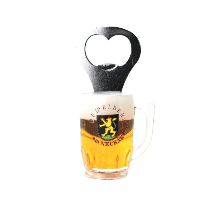 Magnet Bierglas mit Öffner Heidelberg