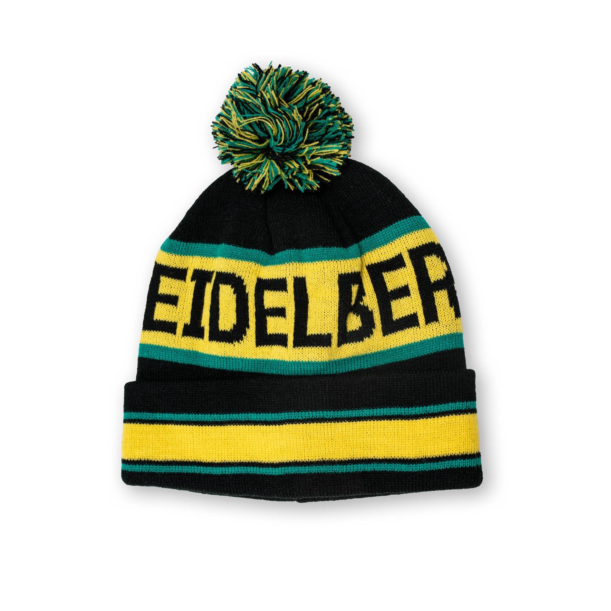 Grüne Pudel-Mütze mit Heidelberg-Schriftzug – Deutschland Souvenir