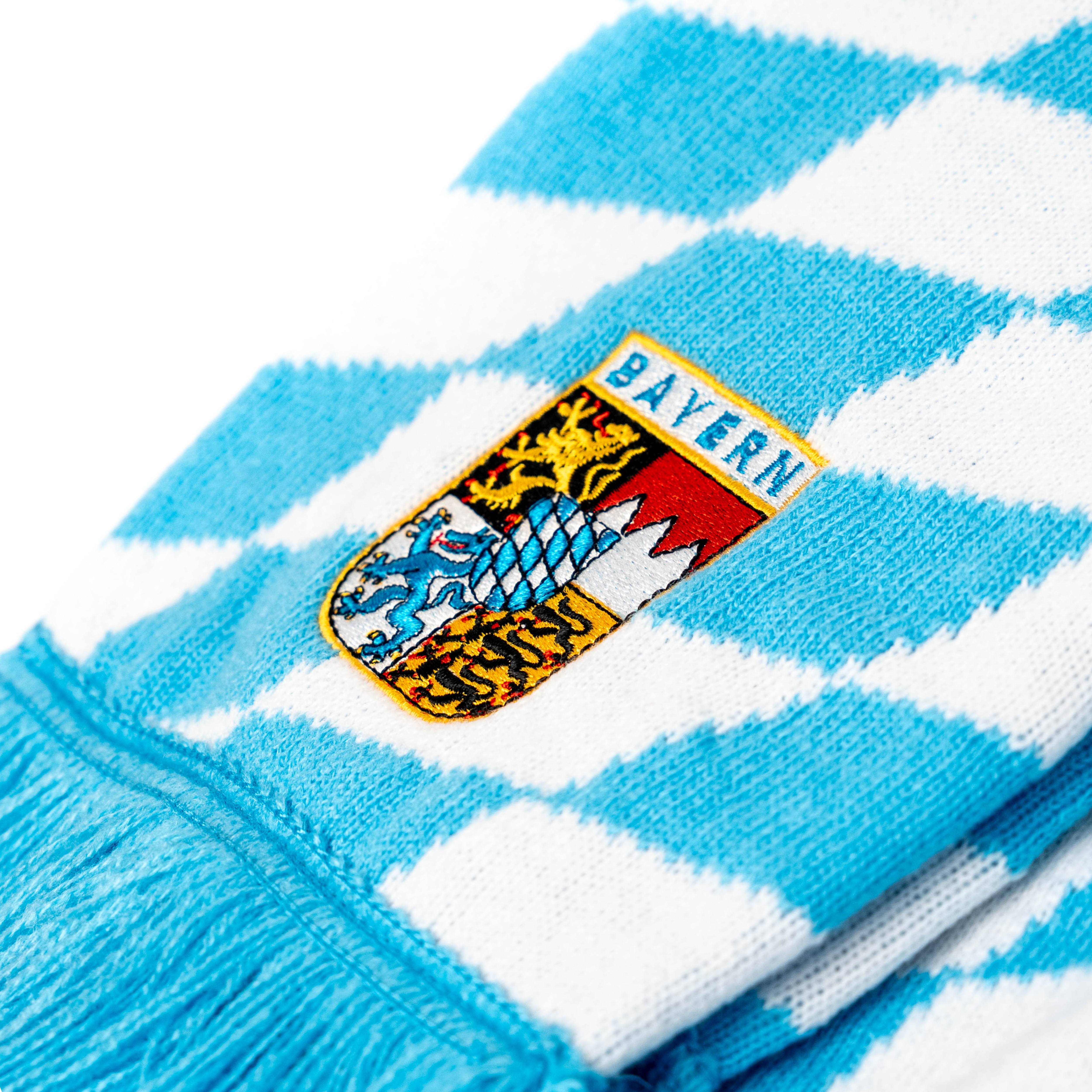 Blau-weißer Schal mit Bayern-Motiv - Deutschland Souvenir
