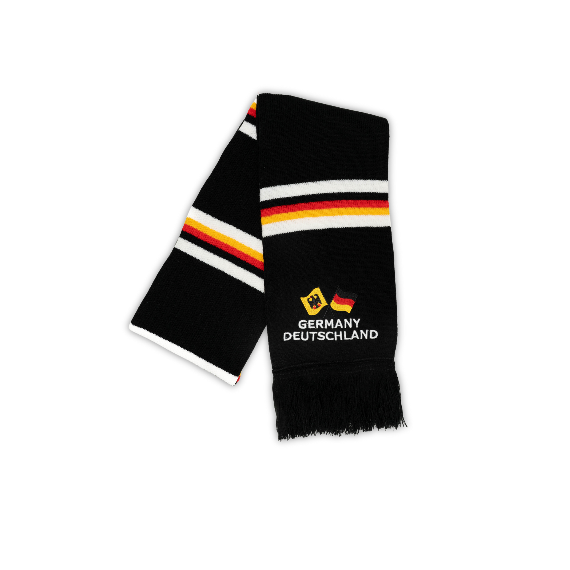 Schwarzer Schal mit Deutschland-Design – Deutschland Souvenir