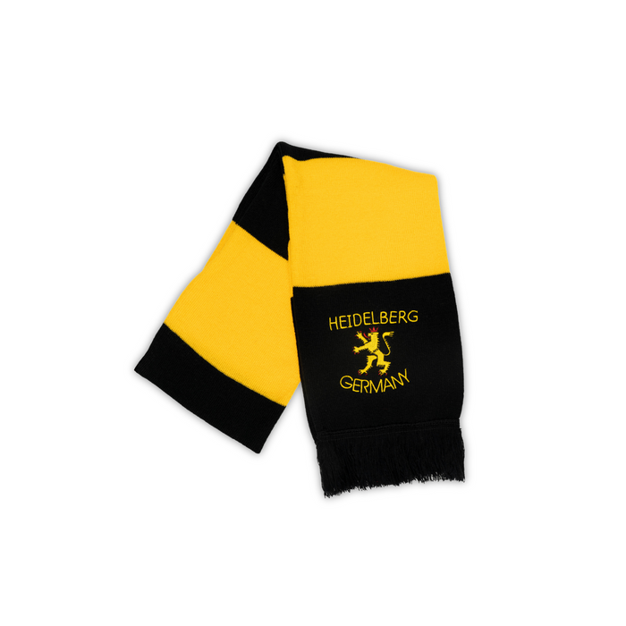 Scarf Heidelberg black-yellow