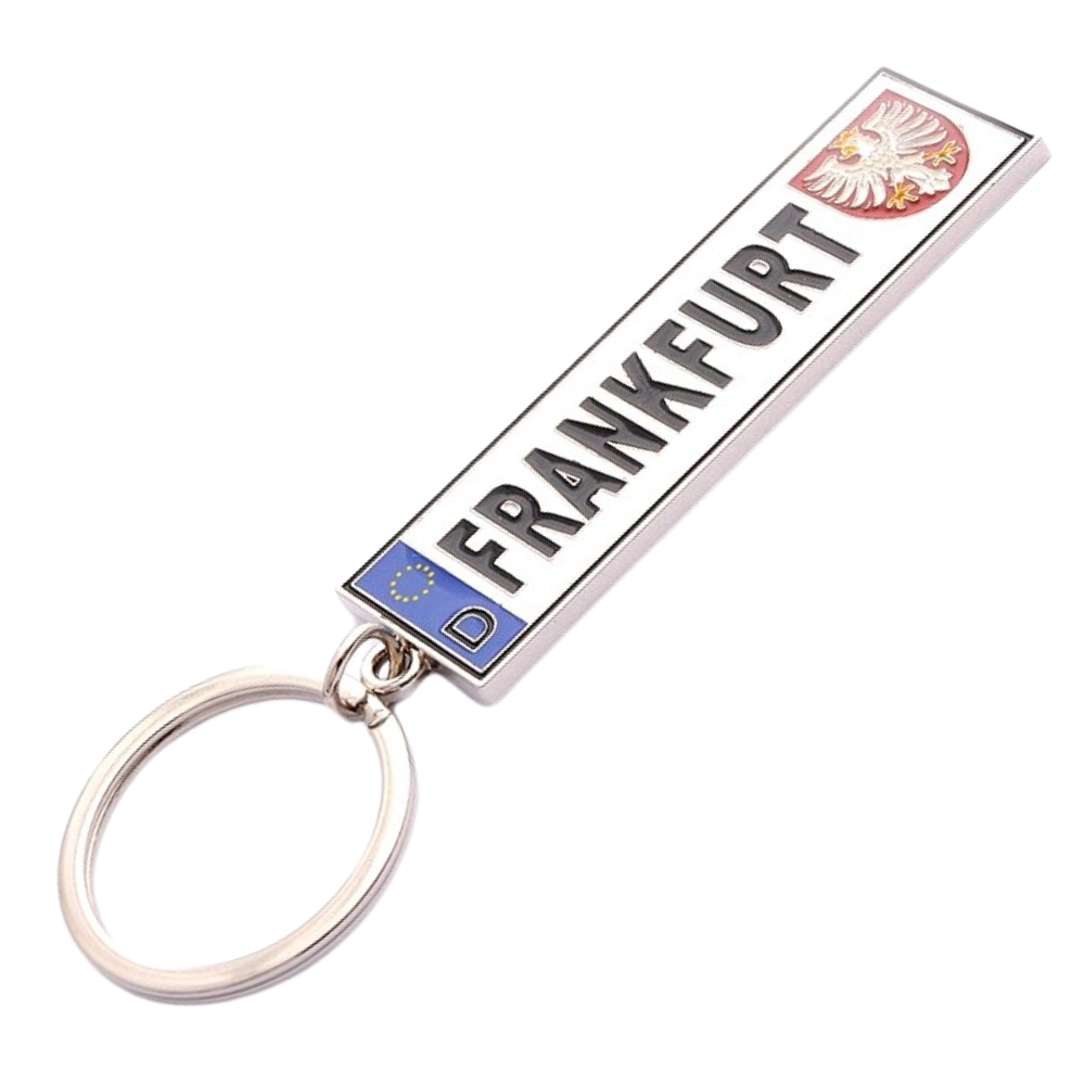Schlüsselanhänger mit Frankfurt-Motiv – Deutschland Souvenir