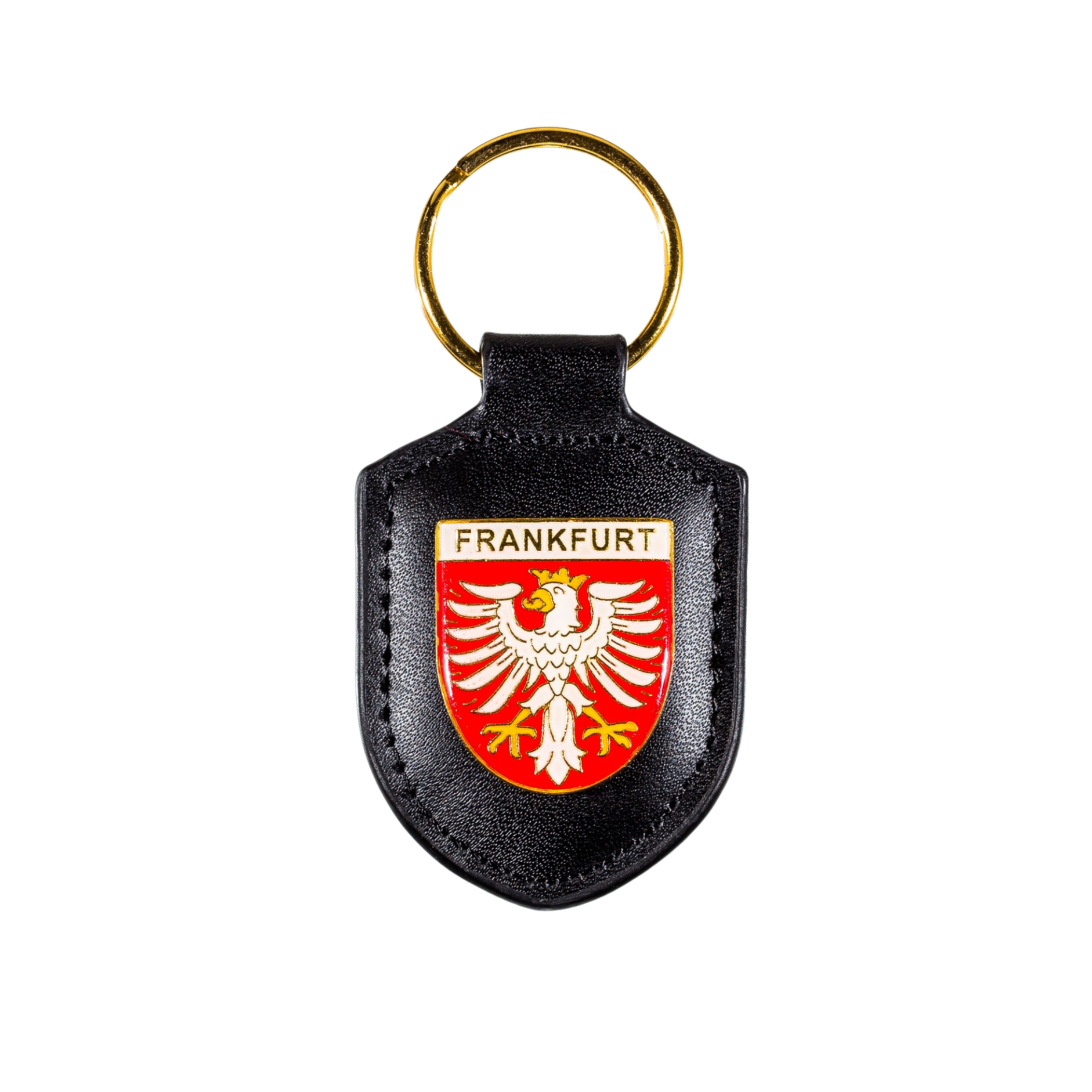Schlüssel­kette Leder Frankfurt Wappen – Deutschland Souvenir