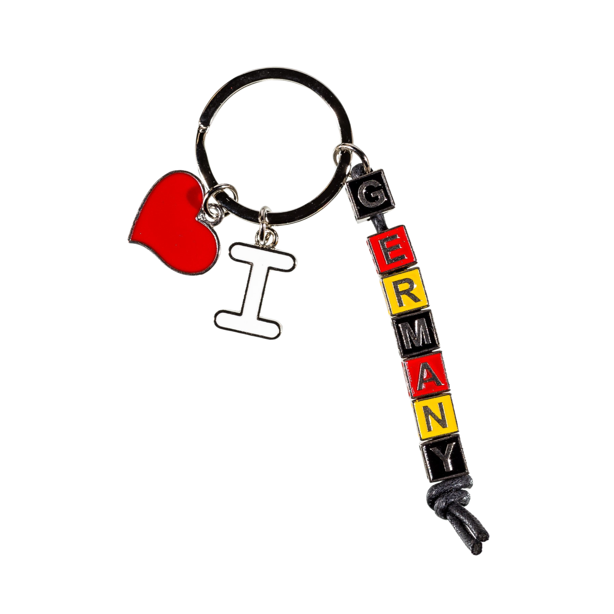 Schlüssel­kette Metall Würfel Germany – Deutschland Souvenir