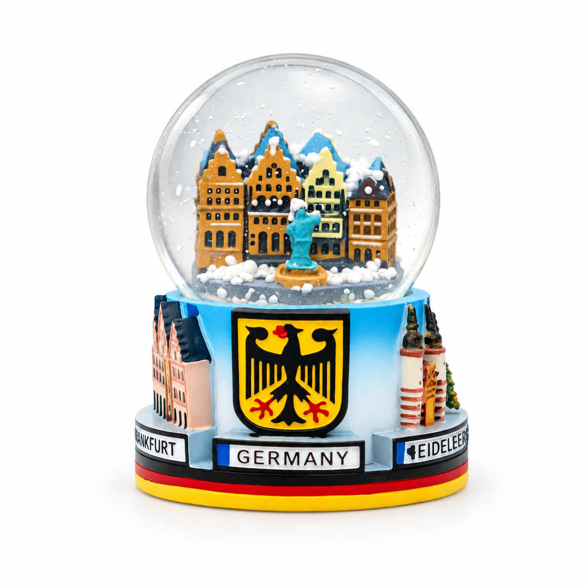 Schneekugel Frankfurt groß – Deutschland Souvenir