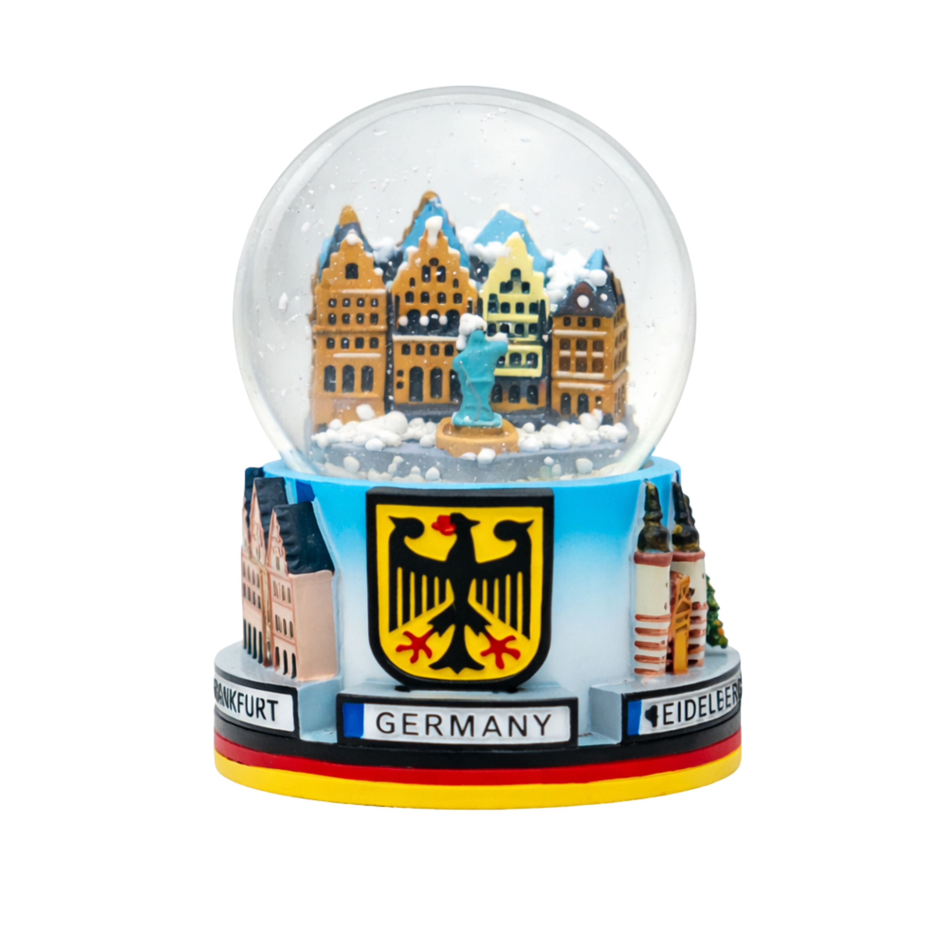 Schneekugel Frankfurt groß – Deutschland Souvenir