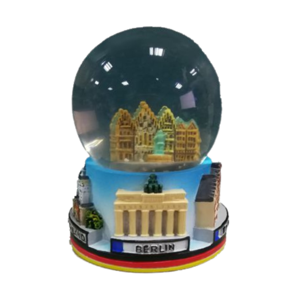 Schneekugel Frankfurt groß – Deutschland Souvenir
