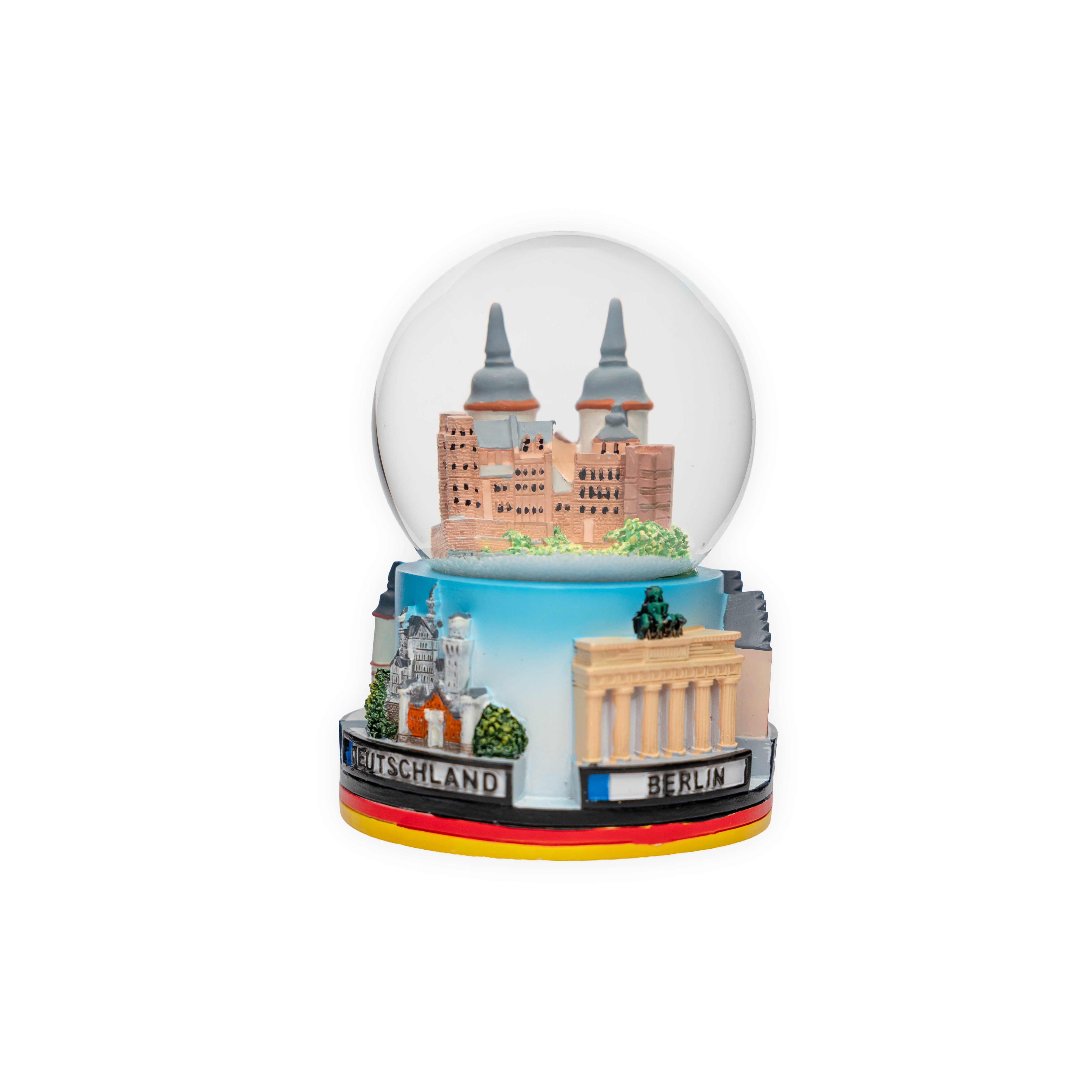 Kleine Schneekugel mit dem Schloss Heidelberg als Motiv - Deutschland Souvenir