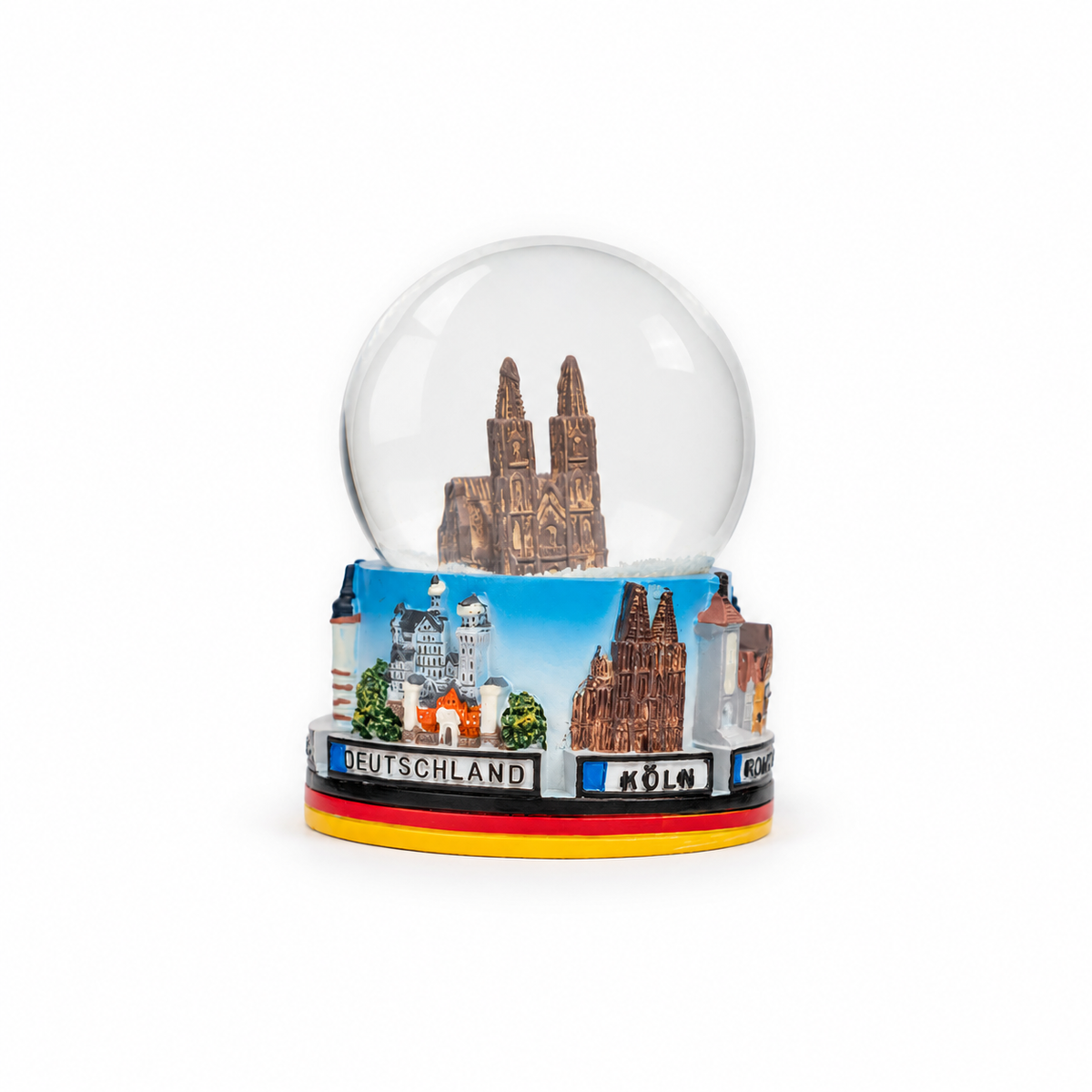 Kleine Schneekugel mit dem Kölner Dom als Motiv - Deutschland Souvenir