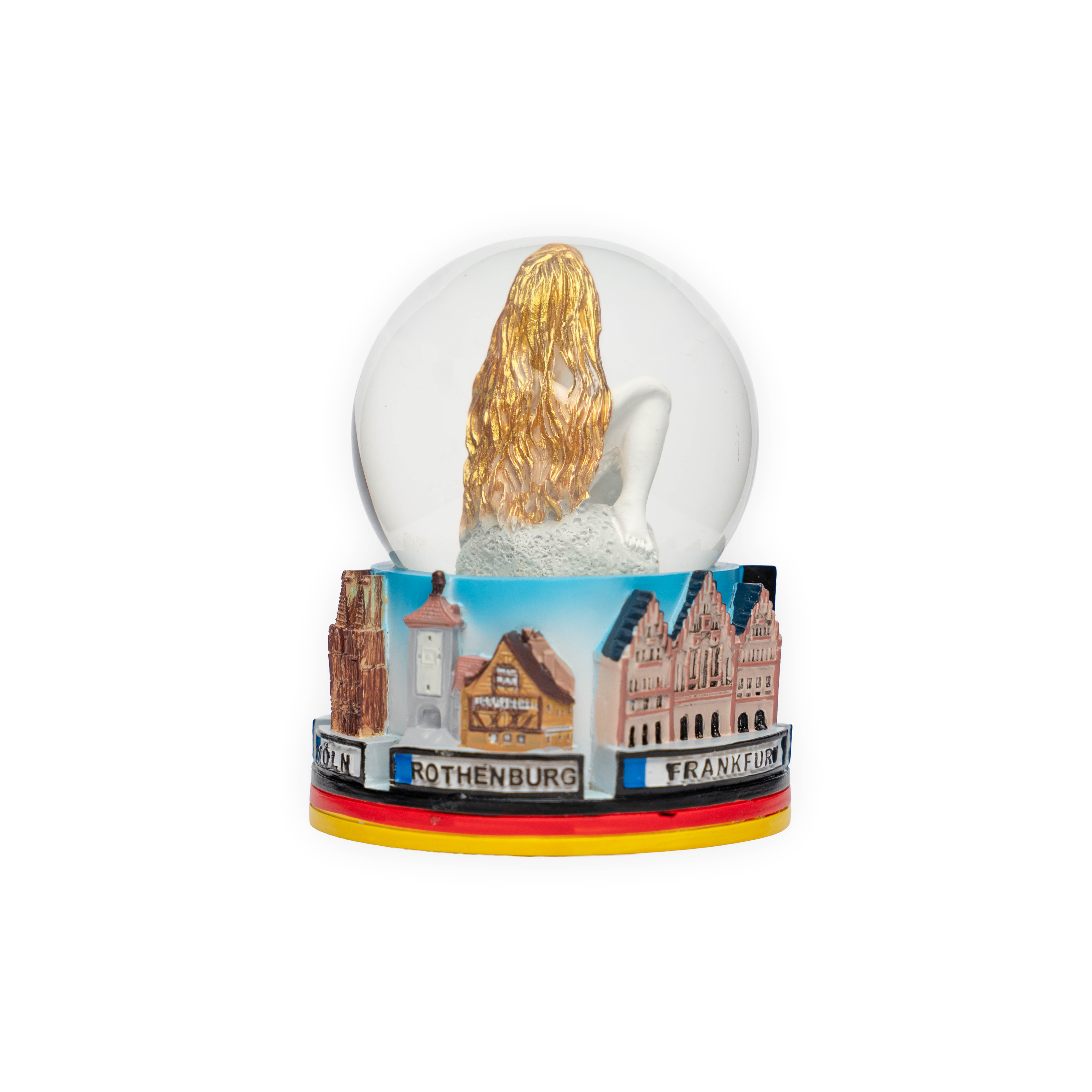 Kleine Schneekugel von der Frau von Loreley - Deutschland Souvenir