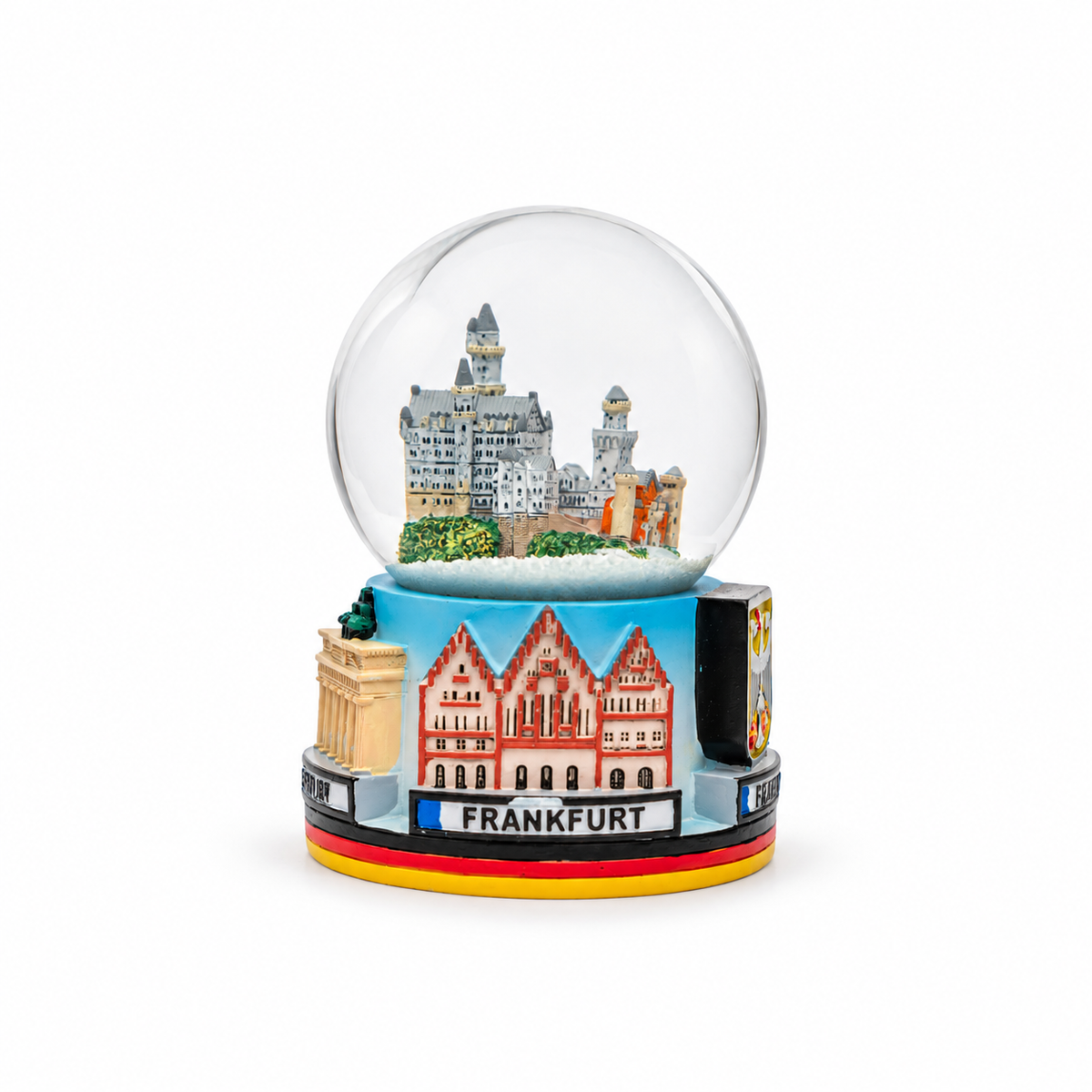 Kleine Schneekugel mit  dem Schloss Neuschwanstein als Motiv - Deutschland Souvenir