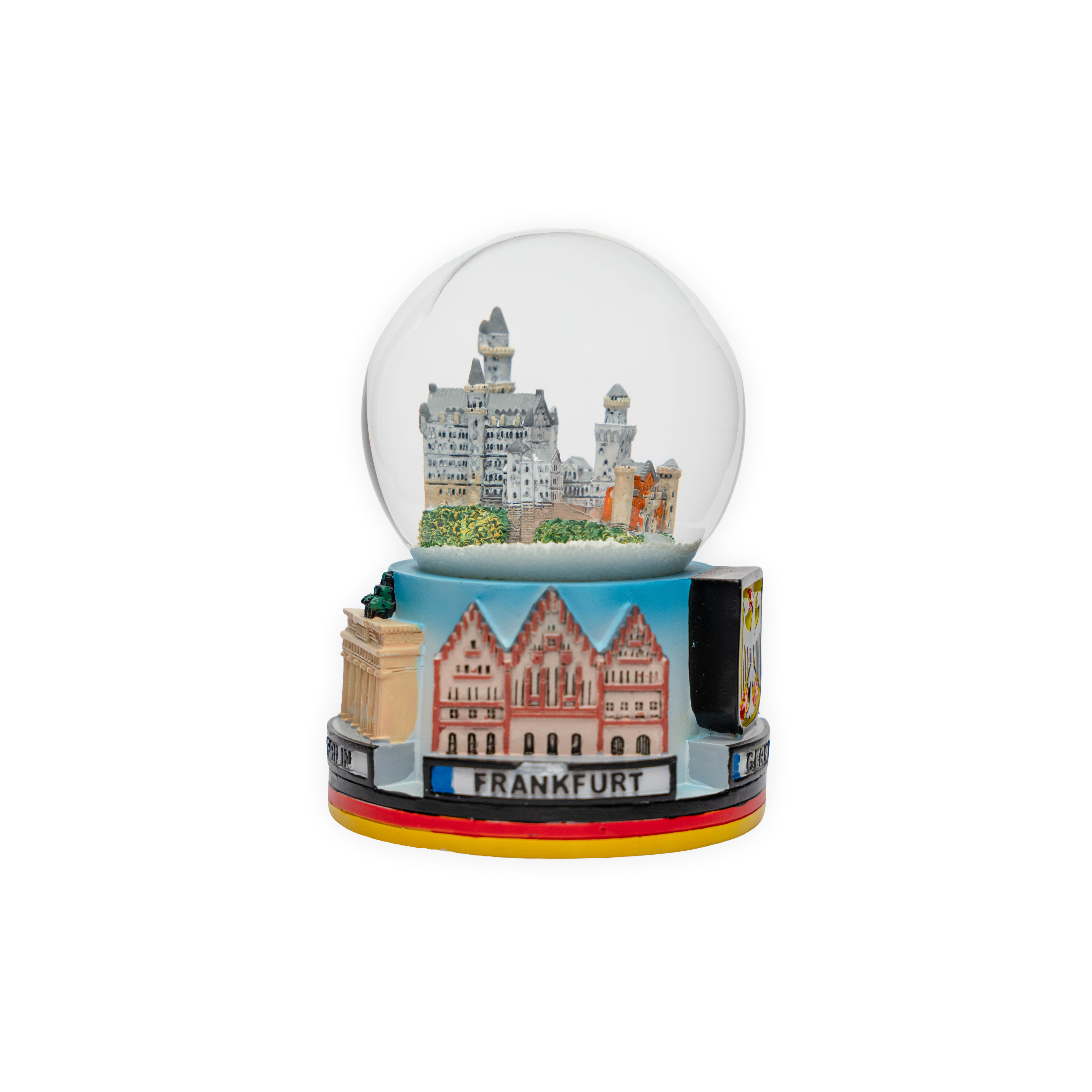 Kleine Schneekugel mit  dem Schloss Neuschwanstein als Motiv - Deutschland Souvenir
