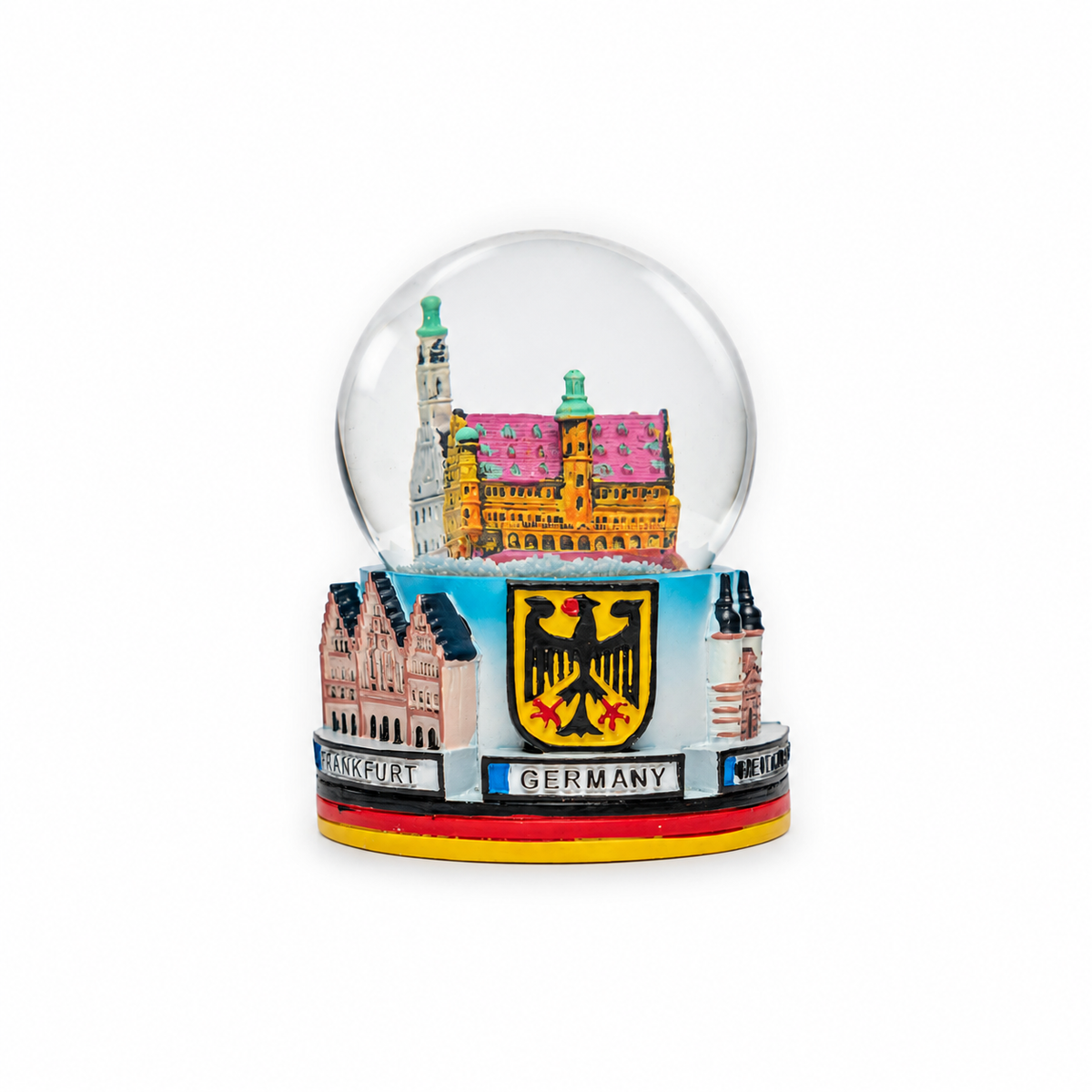 Kleine Schneekugel mit Rothenburg als Motiv - Deutschland Souvenir