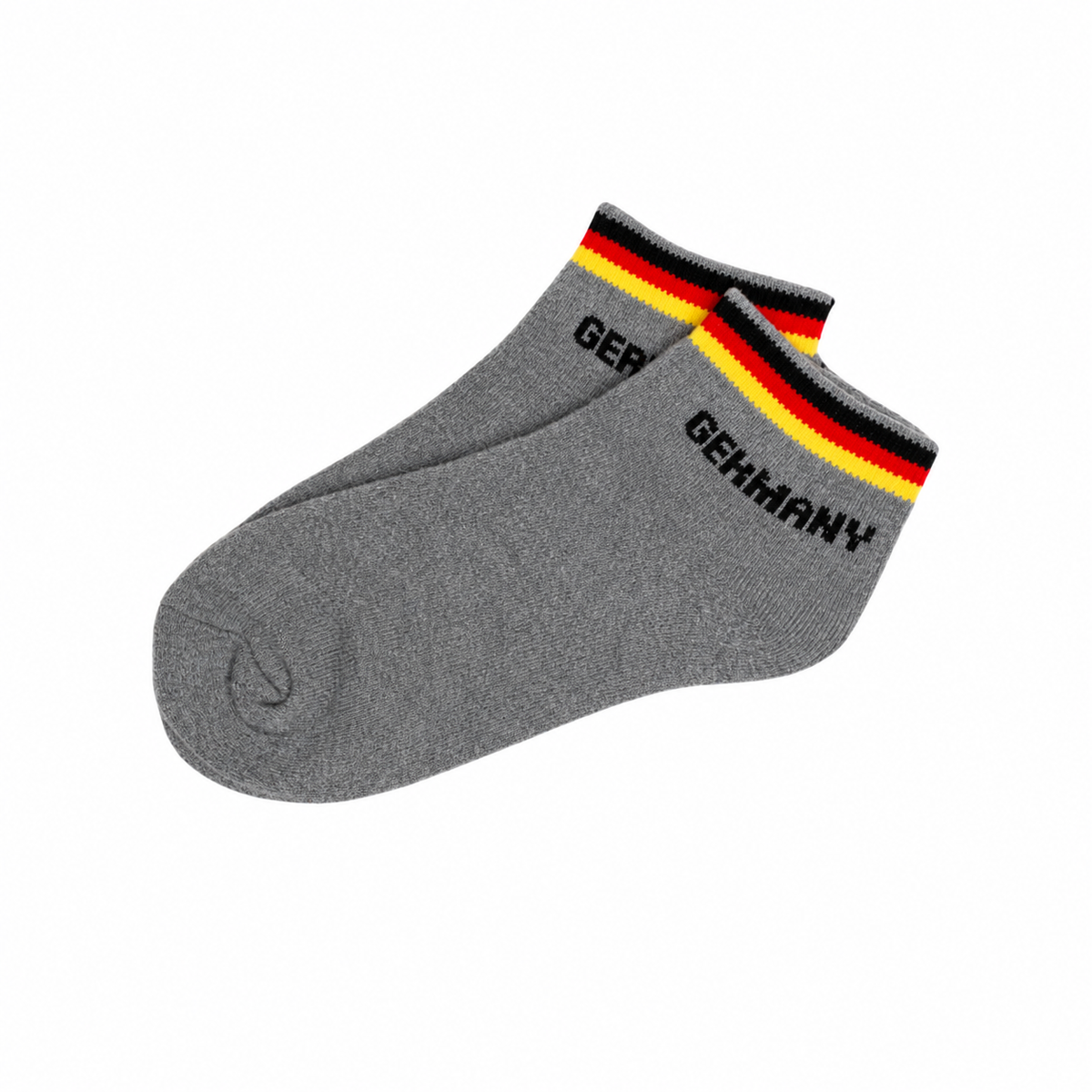 Graue Socken mit Deutschland-Design – Deutschland Souvenir – Hauptansicht