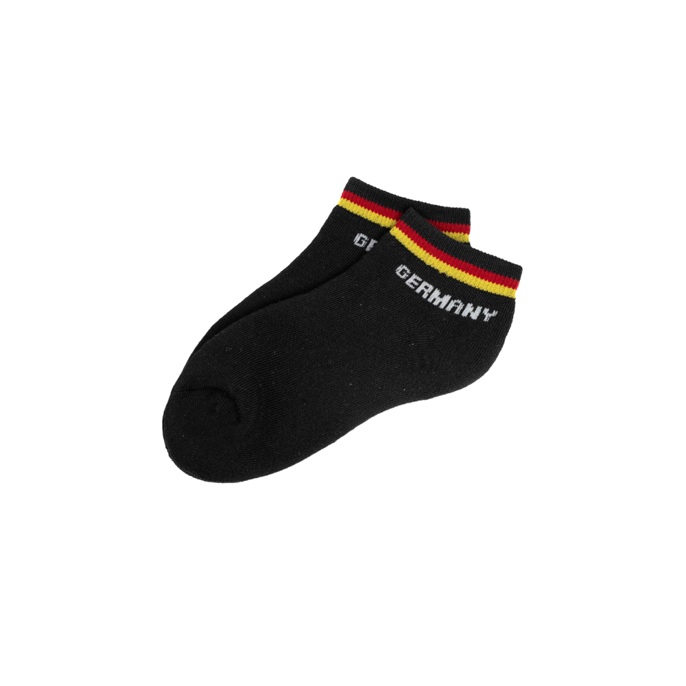 Schwarze Socken mit Deutschland-Design – Deutschland Souvenir – Hauptansicht