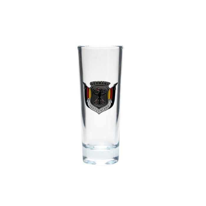Vodka glass coat of arms clear